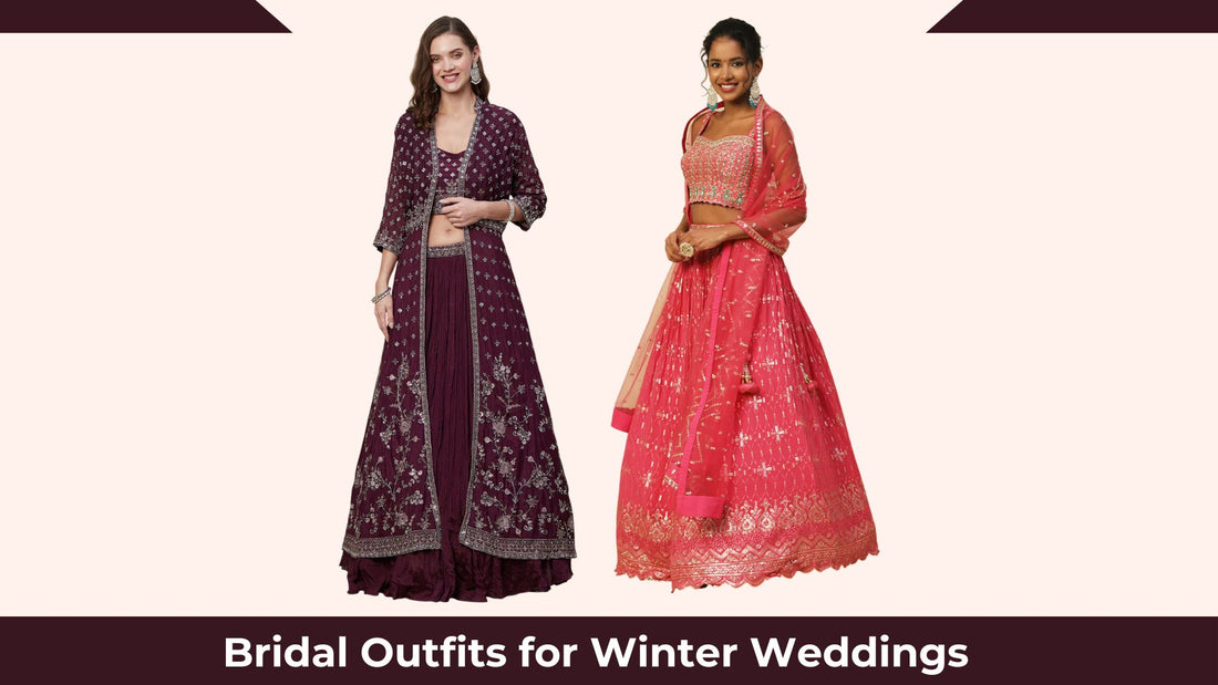 Stylish Bridal Outfits to Stay Warm for Winter Weddings by PepaBai