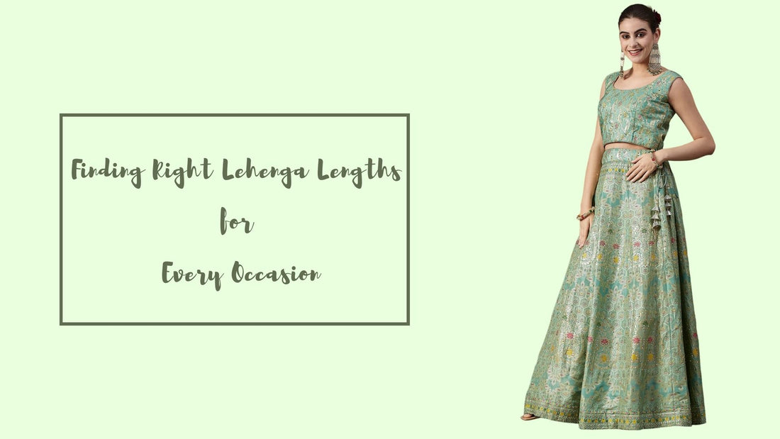 Decoding Lehenga Lengths: Finding the Right Fit for Every Occasion - PepaBai