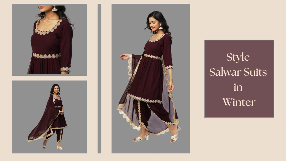 How to Style Salwar Suits for a Chic Look in Winter by PepaBai