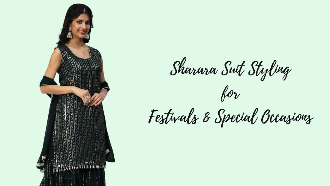 Sharara Suit Styling for Festivals and Special Occasions - PepaBai