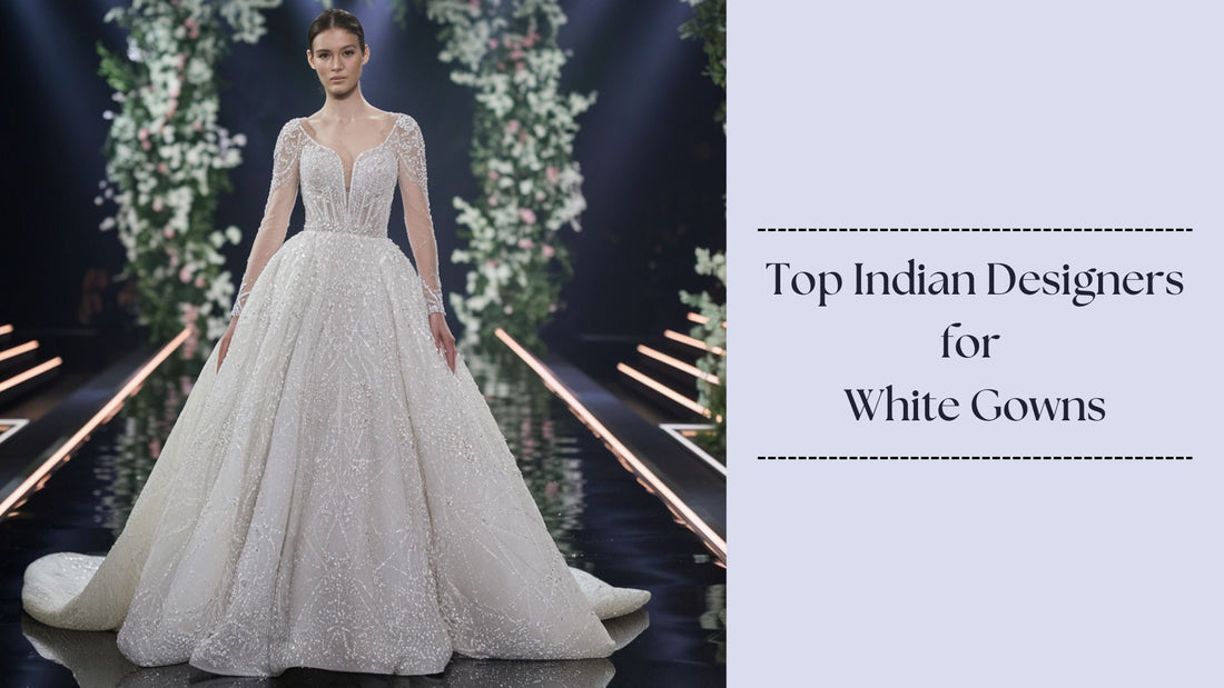 Top Indian Designers for White Gowns Every Bride Needs! by PepaBai