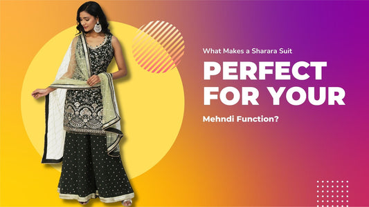 What Makes a Sharara Dress Perfect for Your Mehndi Function - PepaBai