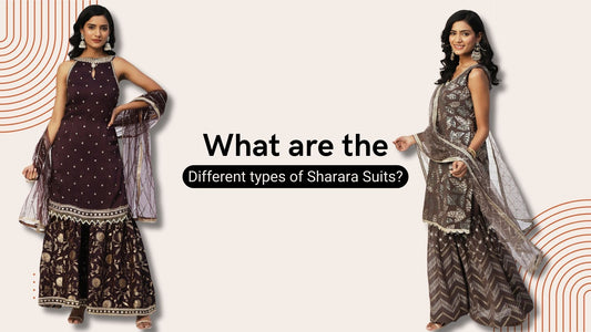 What are the Different Types of Sharara Suits - PepaBai